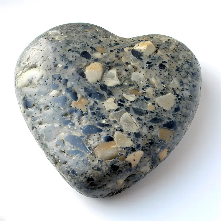 Gray Stone Heart