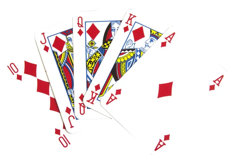 Playing Cards for Poker Game
