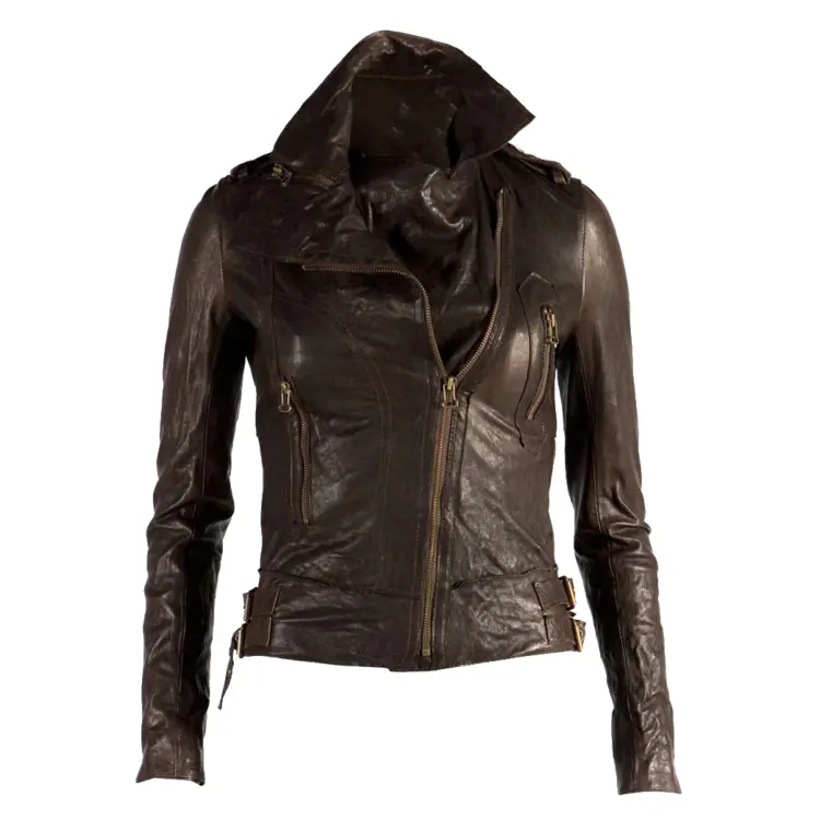 Stylish Brown Leather Jacket