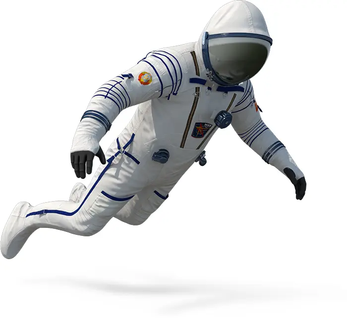 Astronaut Floating in Space