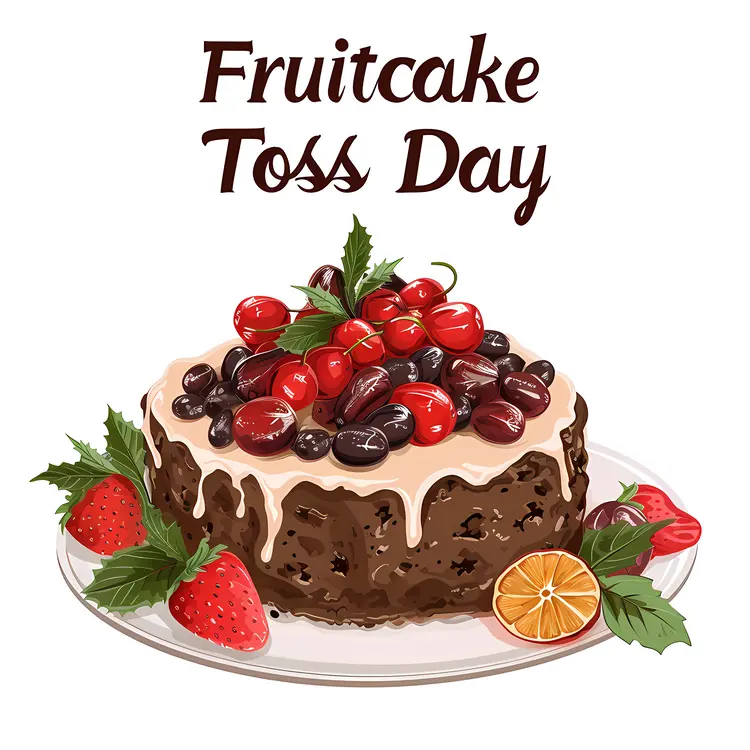 Traditional Fruitcake for Toss Day