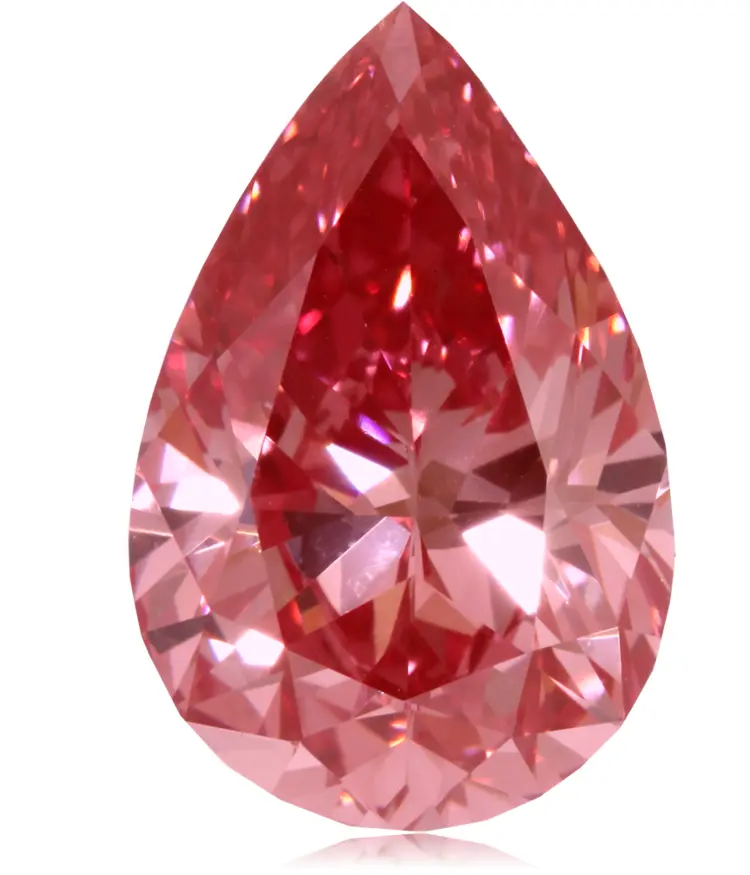 Shiny Faceted Pink Diamond
