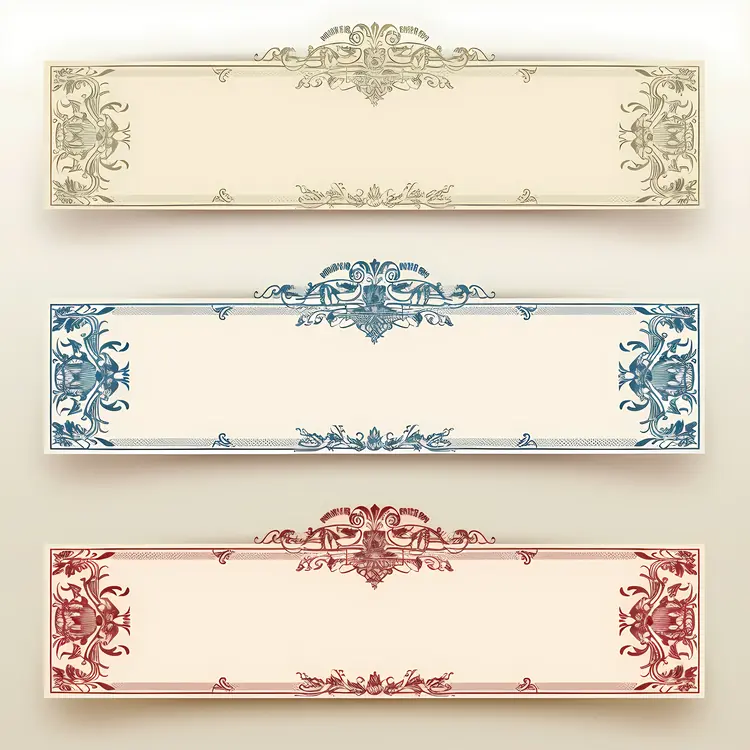 Vintage Decorative Borders