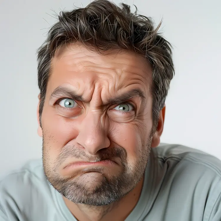 Man Making a Funny Face