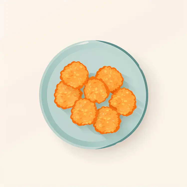 Plate of Chicken Nuggets