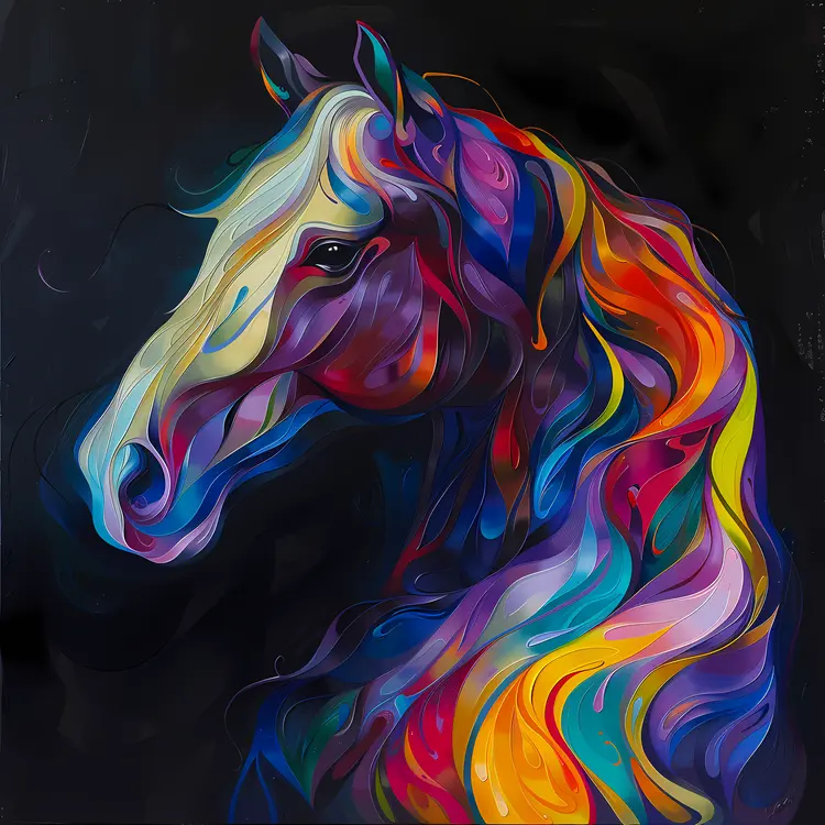 Colorful Horse