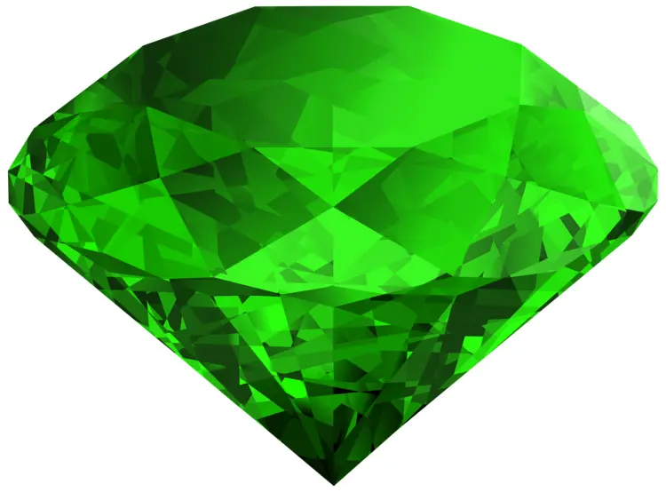 Shiny Green Gemstone