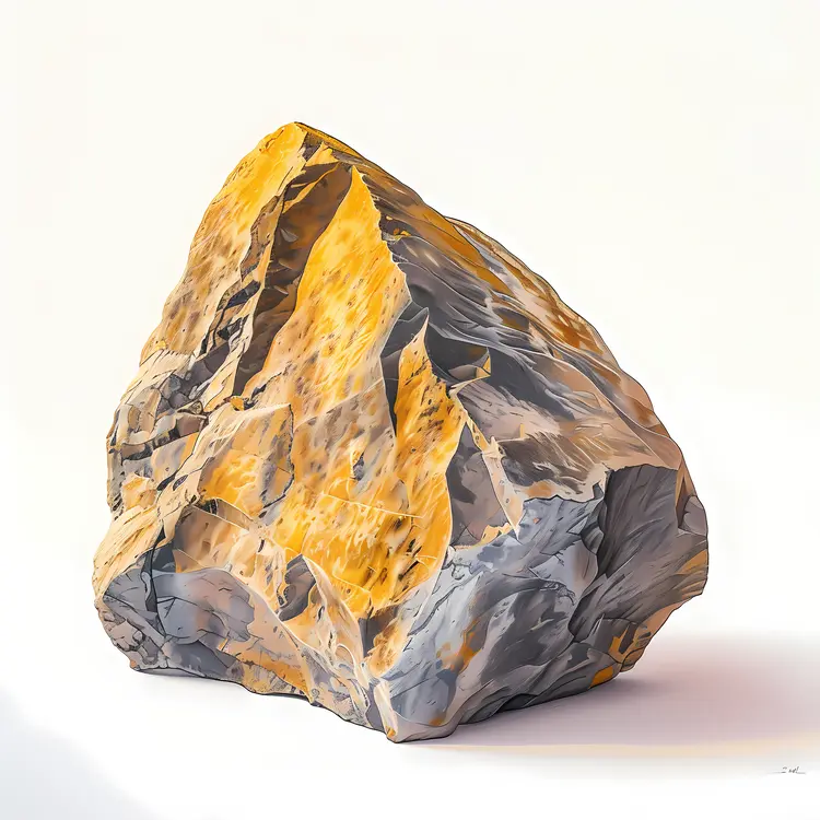 Yellow and Gray Rock