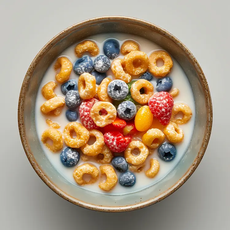 Healthy Cereal with Fresh Berries