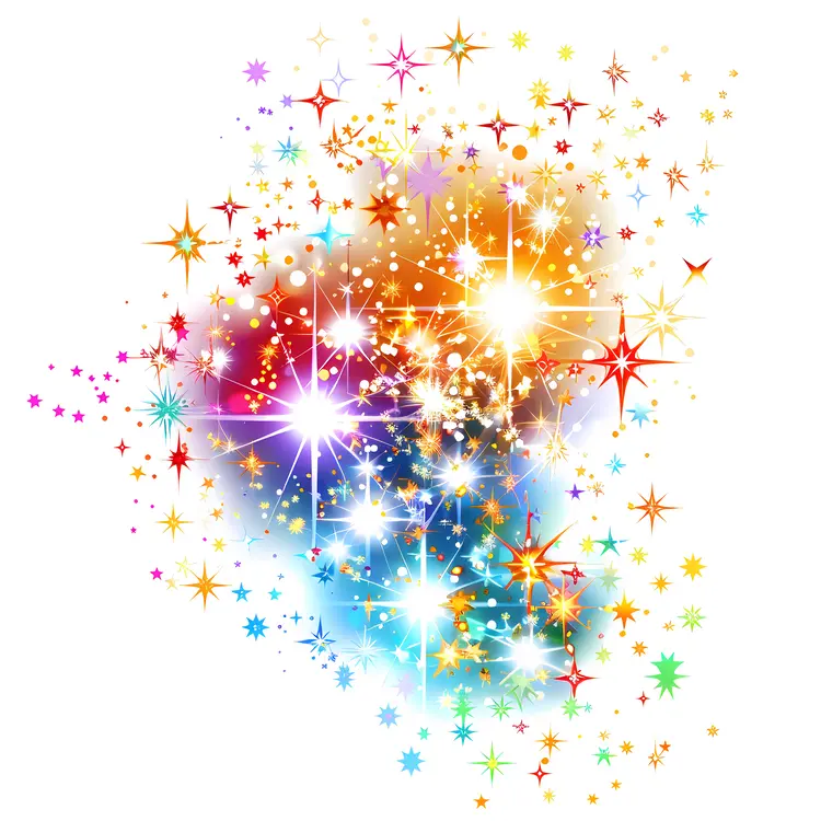 Cluster of Rainbow Stars