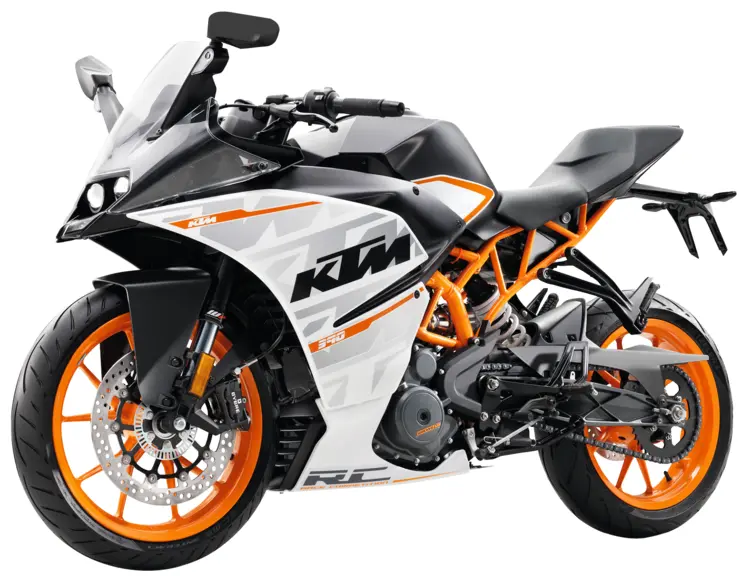 White Sport Motorcycle