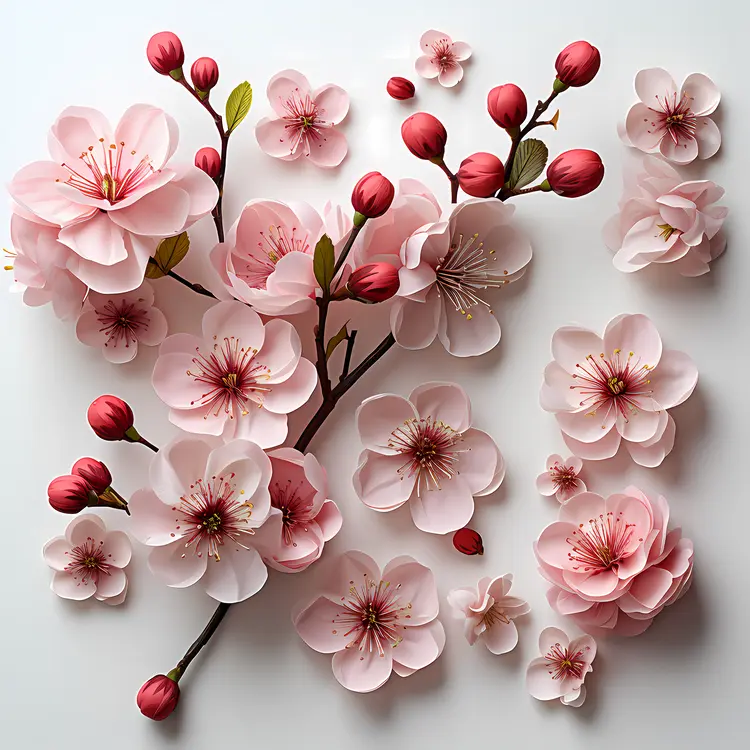 Beautiful Pink Cherry Blossom Flowers