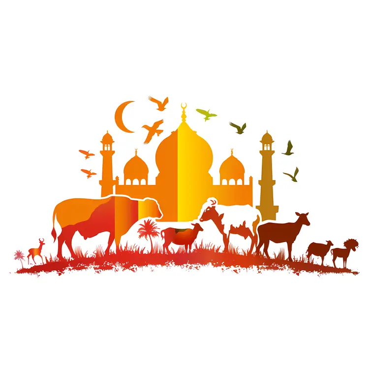 Beautiful Mosque Silhouette