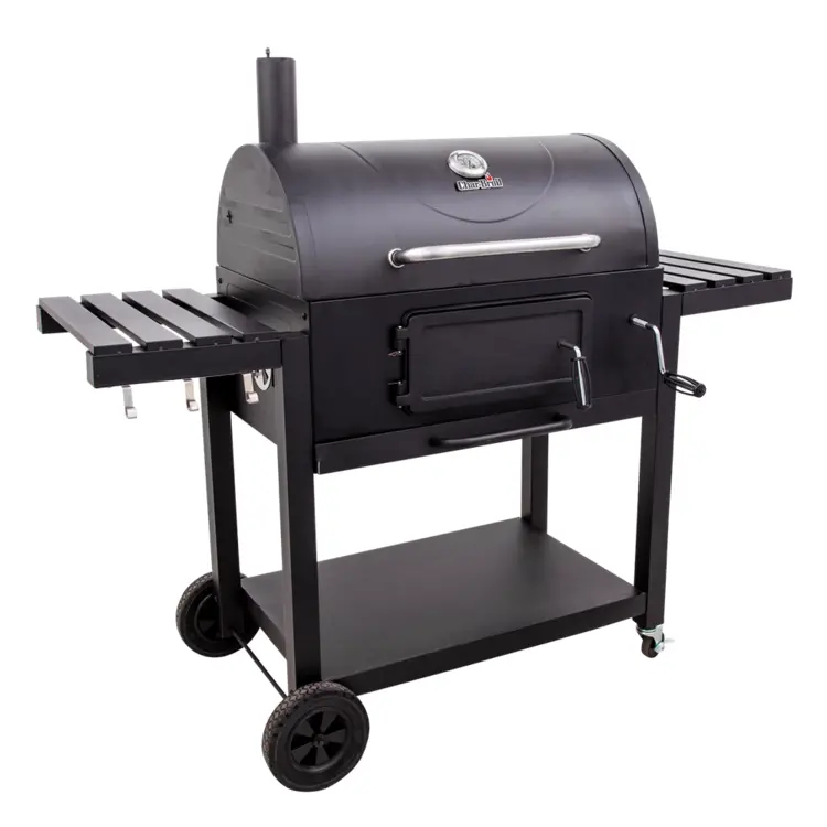 Black Outdoor Grill for Summer Barbecue