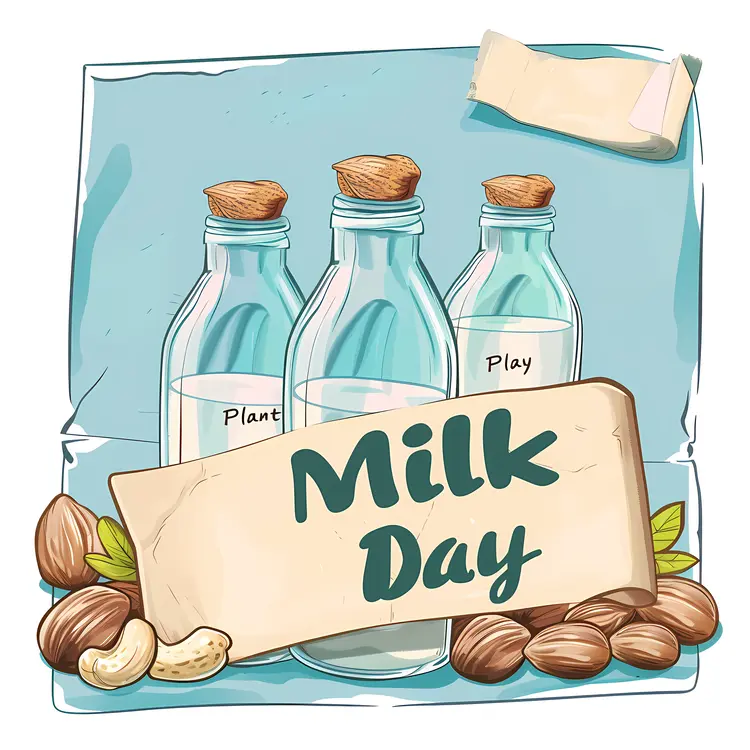Plant Milk Day Celebration with Bottles