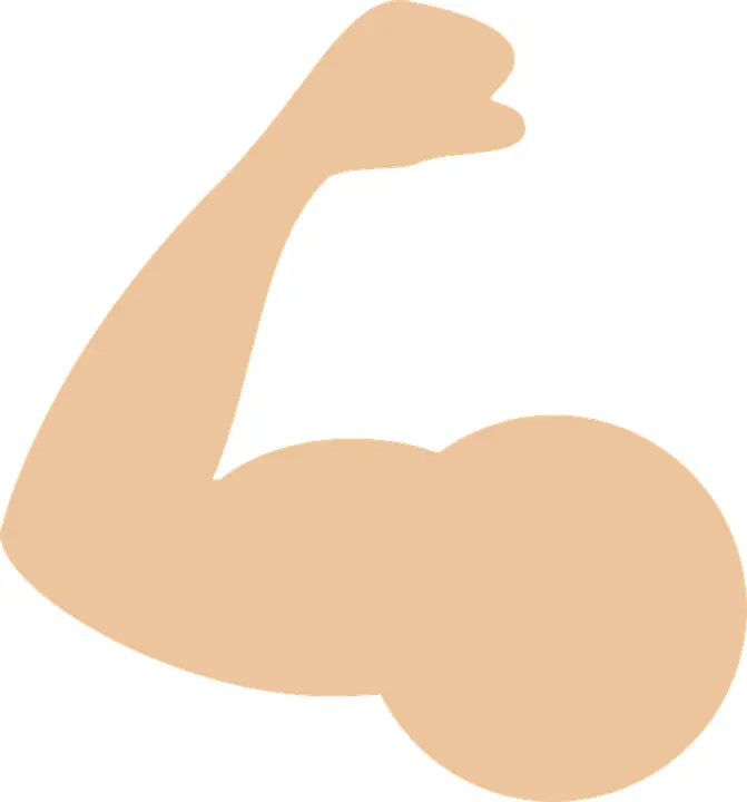 Simple Flexed Arm Emoji