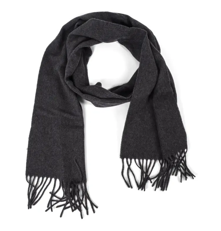 Classic Dark Grey Winter Scarf