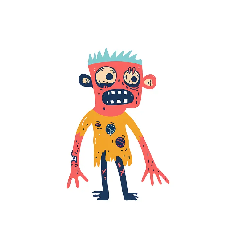 Funny Cartoon Monster