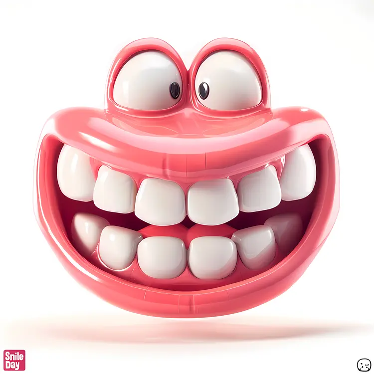 Pink Smiling Face for Smile Day