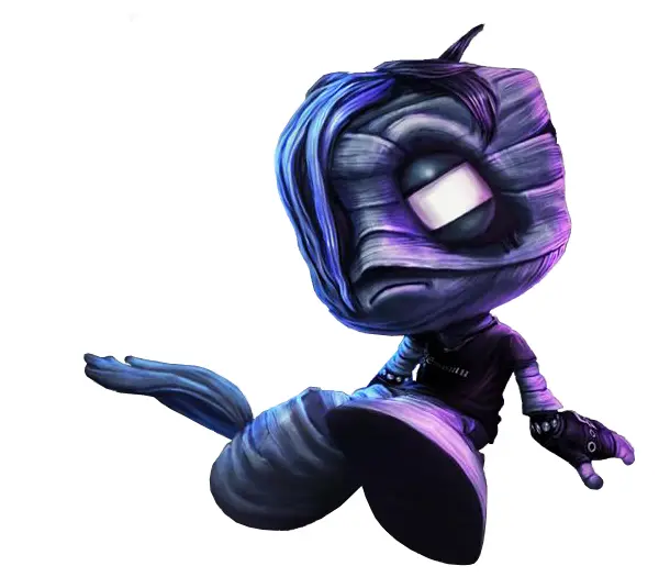 Blue Mummy Character