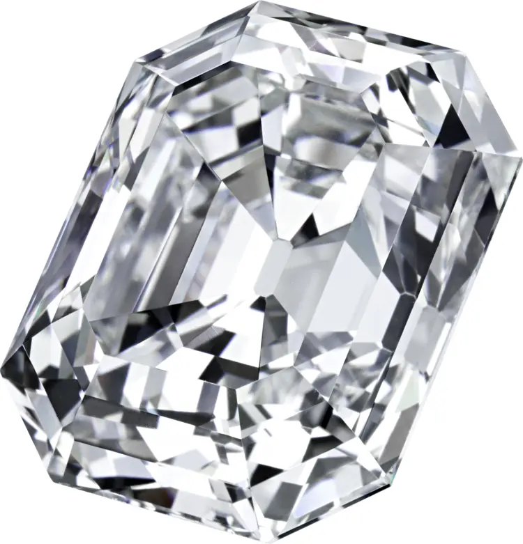 Sparkling Emerald-cut Diamond Jewel