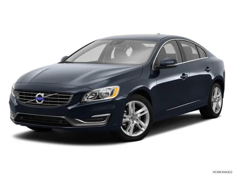 Blue Volvo Sedan Car