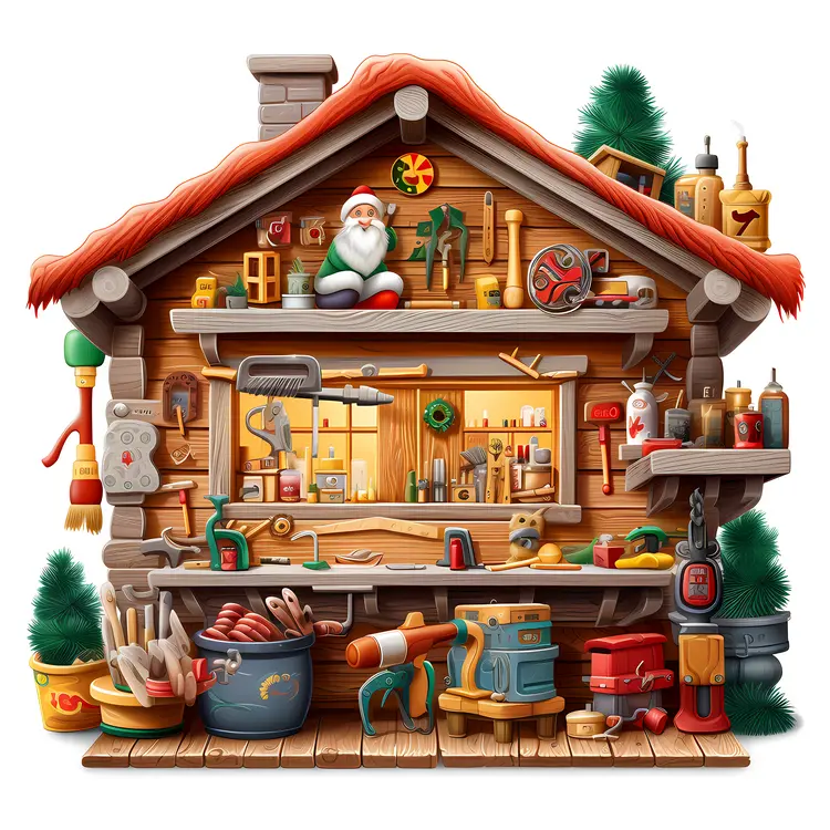 Santa's Cozy Workshop