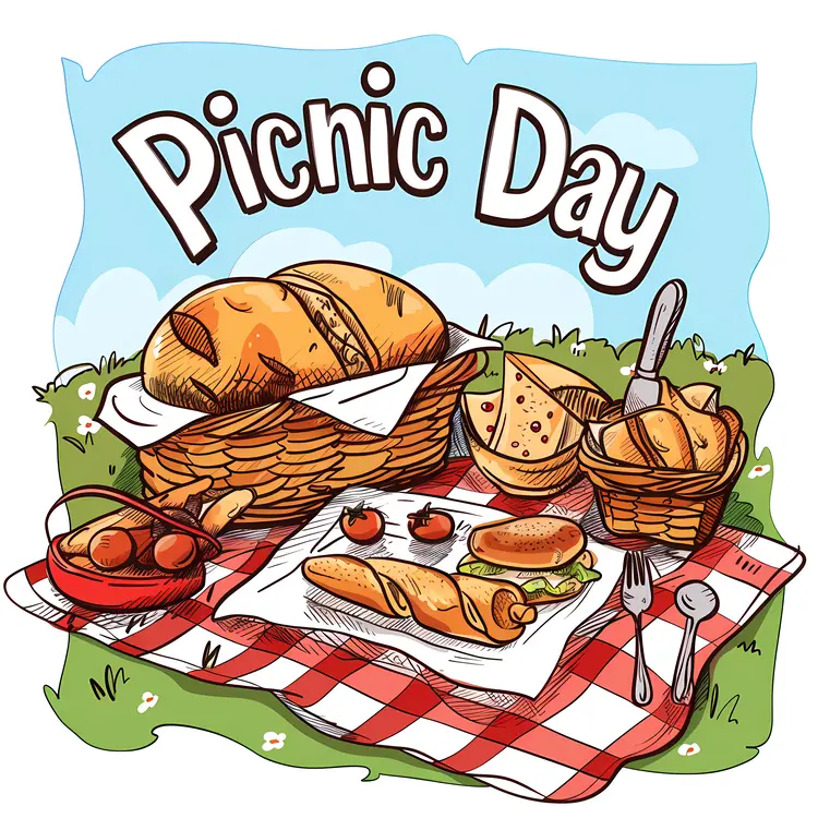 Picnic Day with Delicious Food