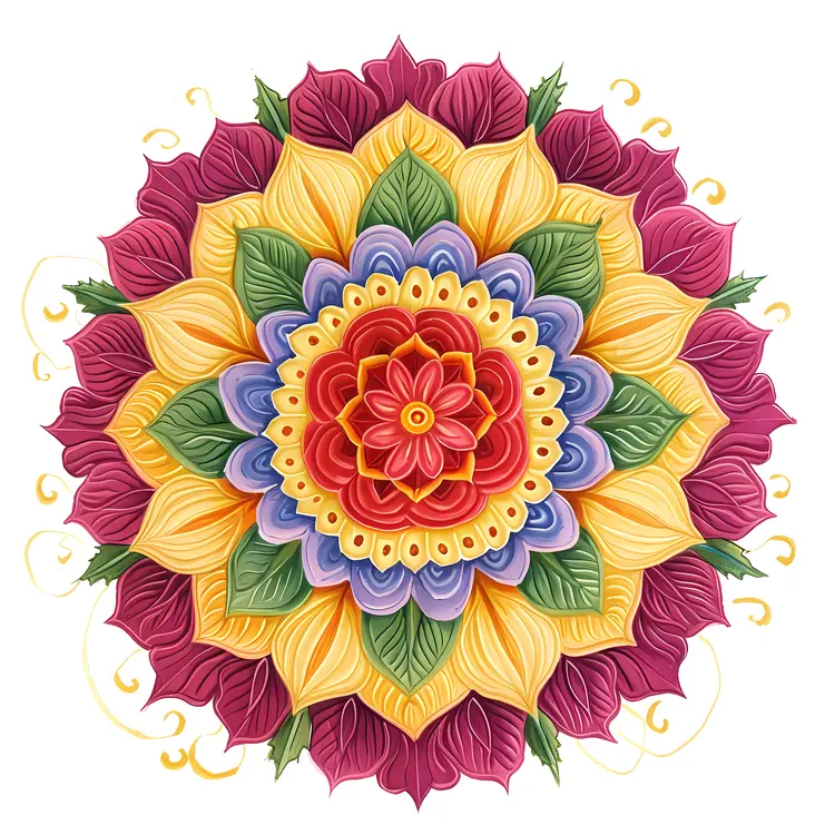 Colorful Mandala Art