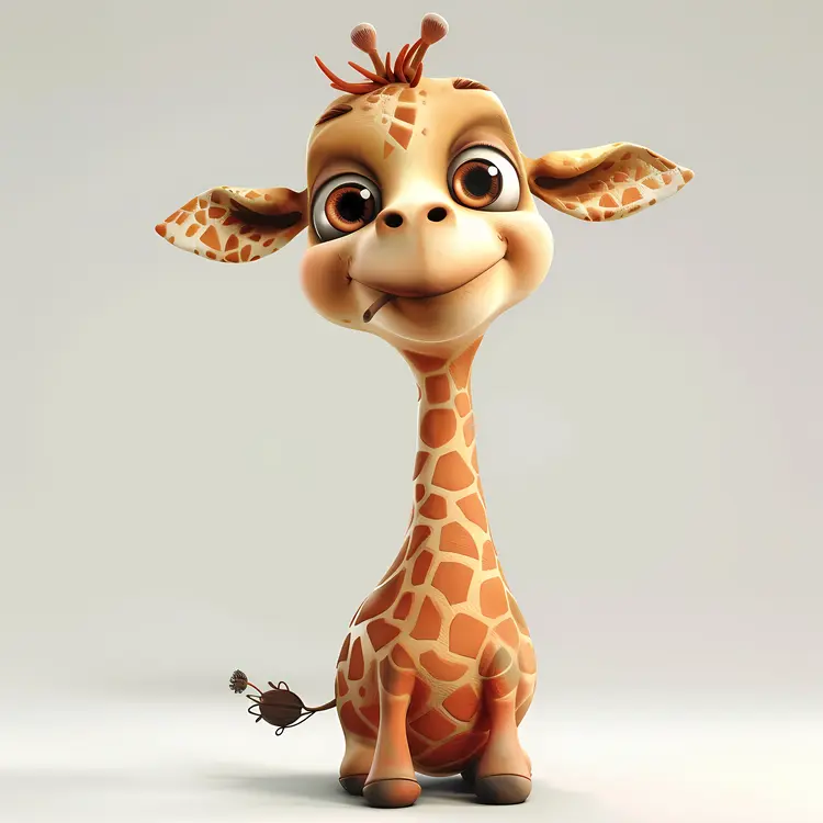 Adorable Cute Giraffe