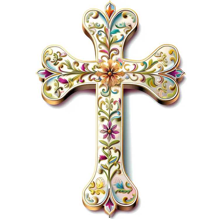Intricate Ornate Cross Design