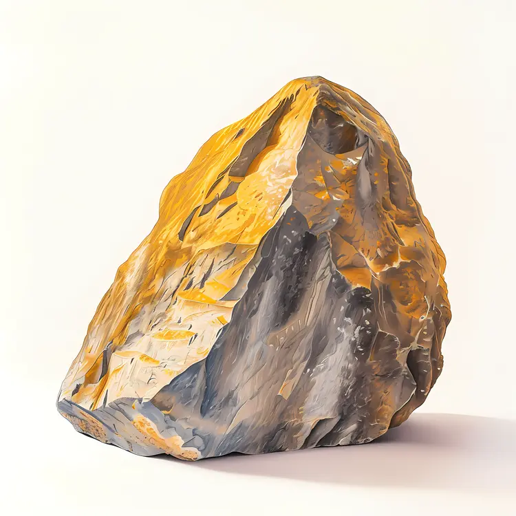 Yellow and Gray Rock