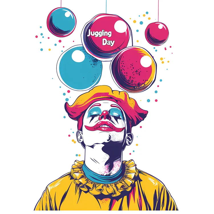 Clown Juggling Balls