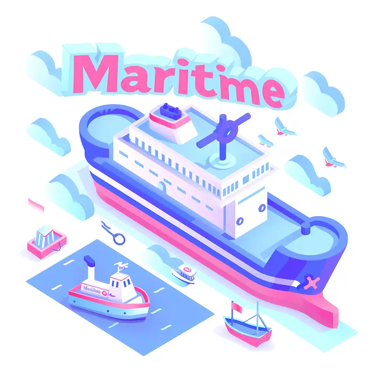 Maritime Ship Illustration