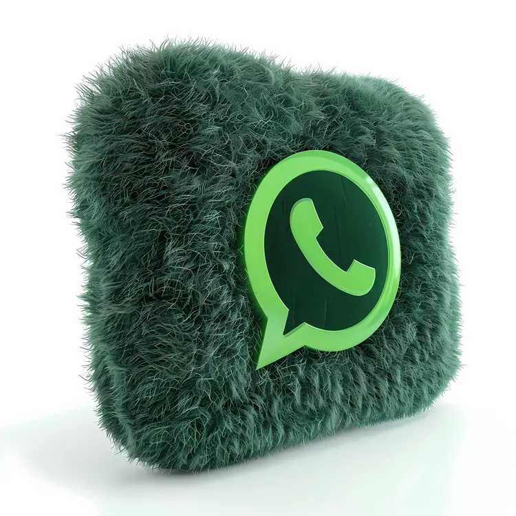 Furry Green WhatsApp Logo