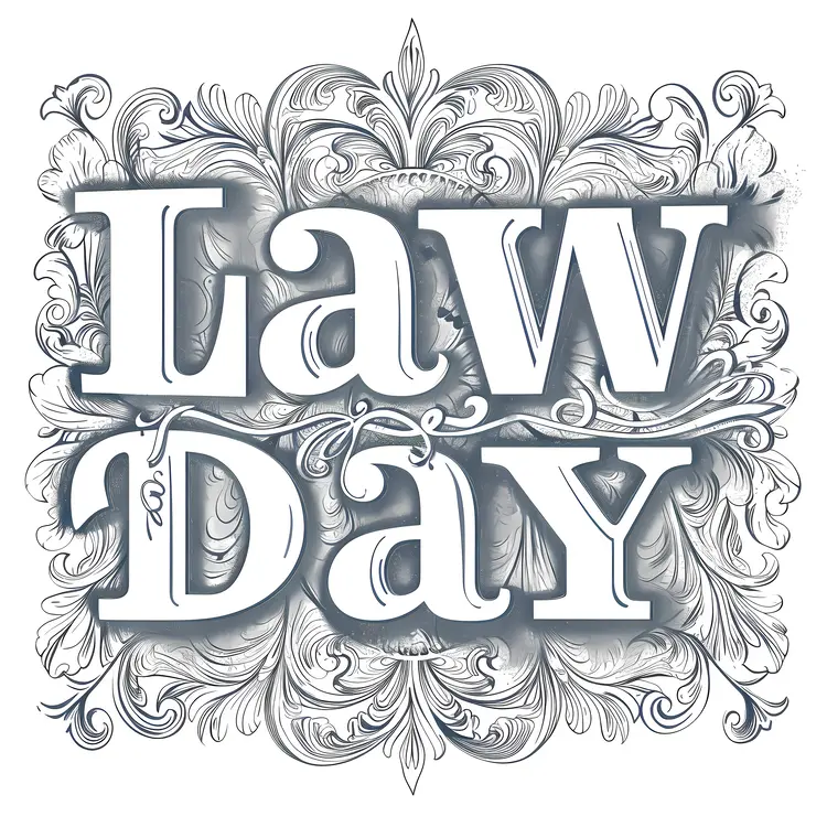 Ornate Law Day Sign