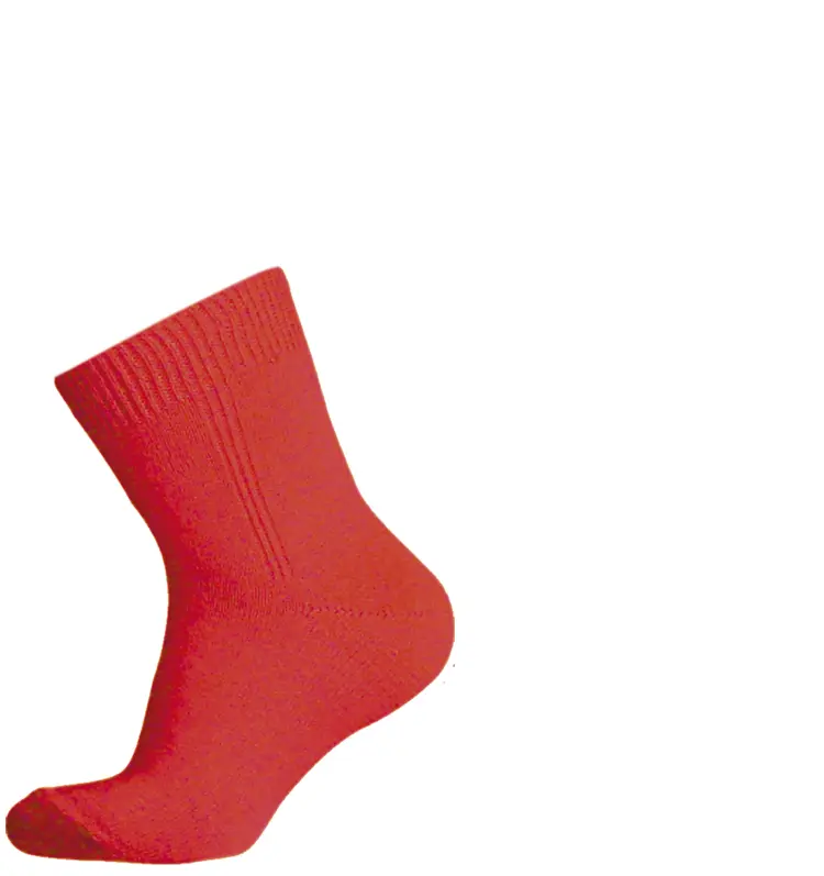 Vibrant Red Sock
