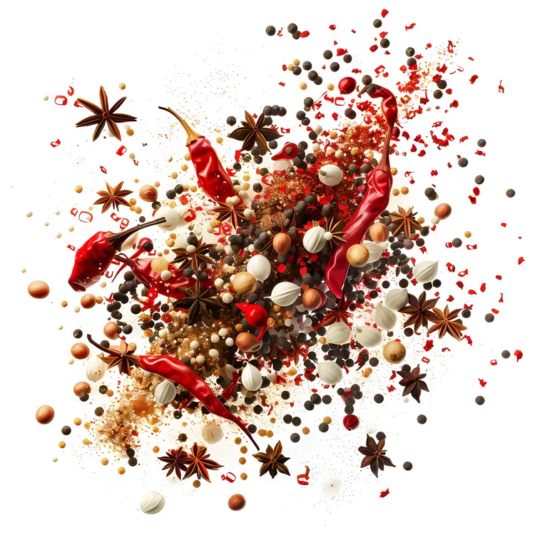 Assorted Spices and Peppers