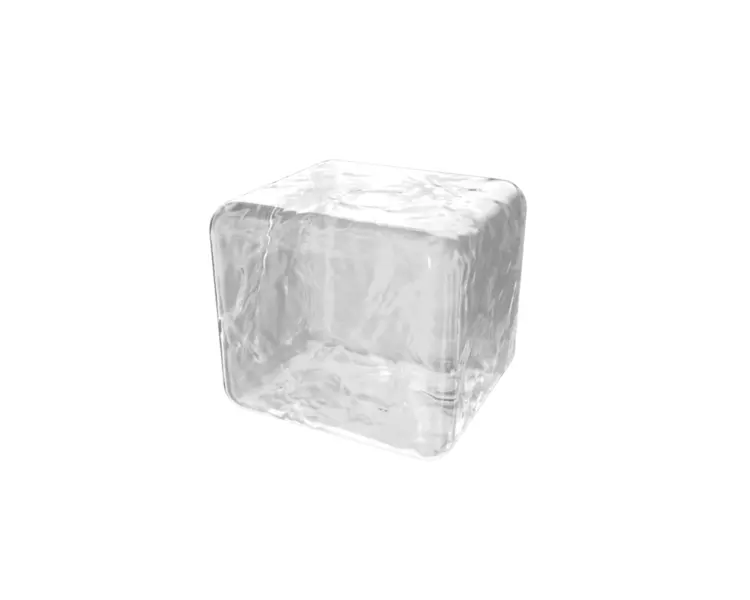 Single Ice Cube for Cooling Drinks