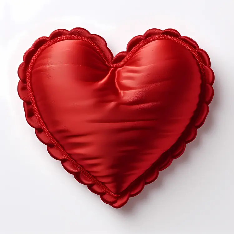 Red Heart Pillow