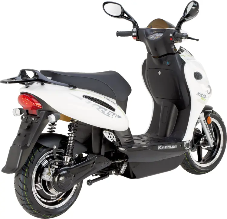 White Scooter for Urban Mobility