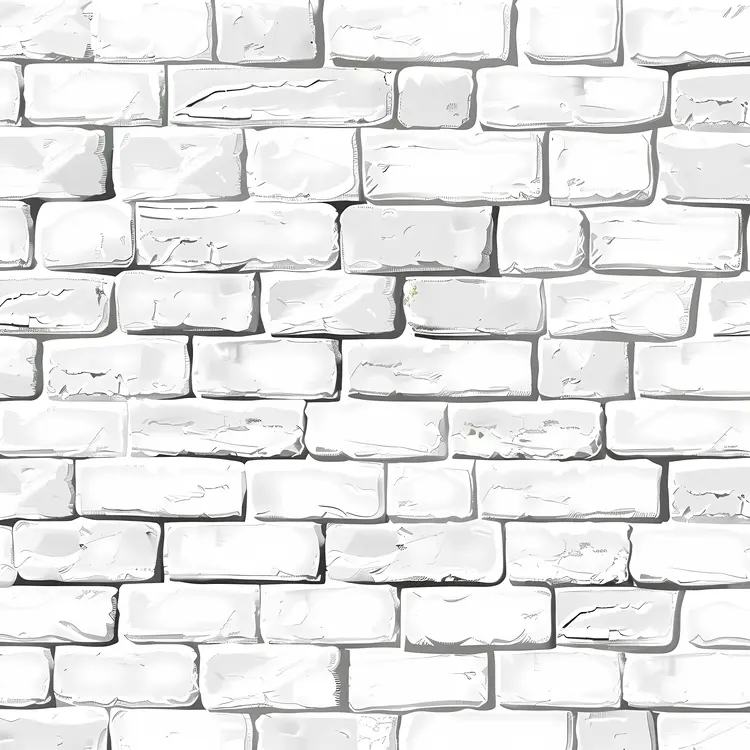 White Brick Wall Texture