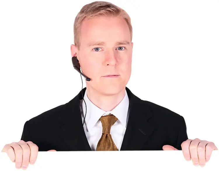Businessman with Headset