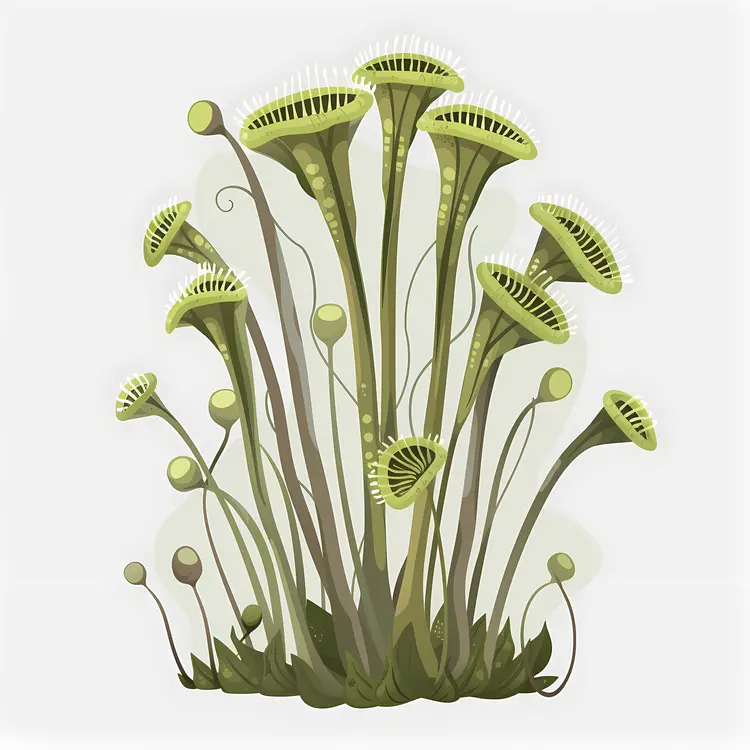 Carnivorous Plants Illustration