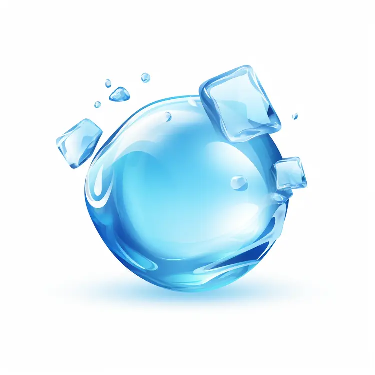 Blue Ice Cube