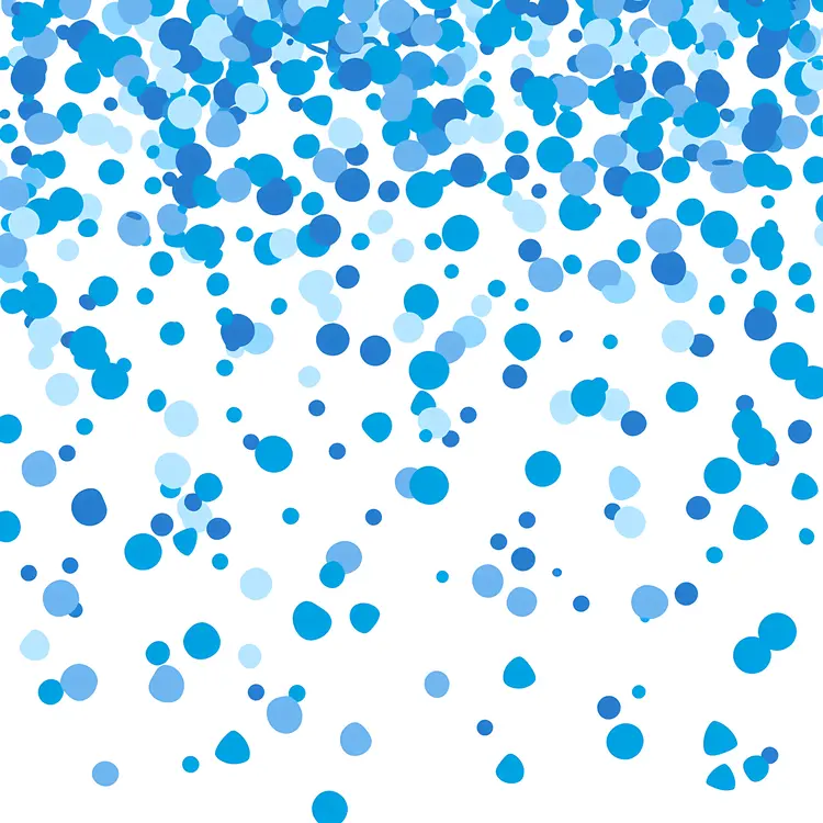 Blue Dots Pattern Background