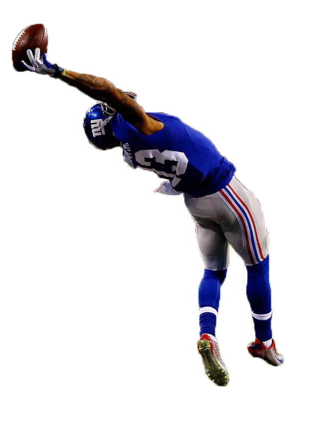 Football Player Making a Catch