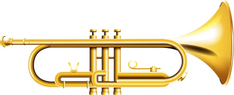 Golden Trumpet Illustration