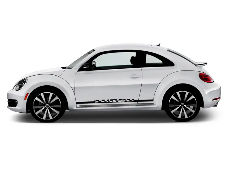 White Volkswagen Beetle Turbo Car