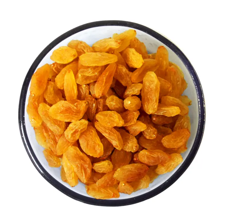 Golden Raisins in a Bowl